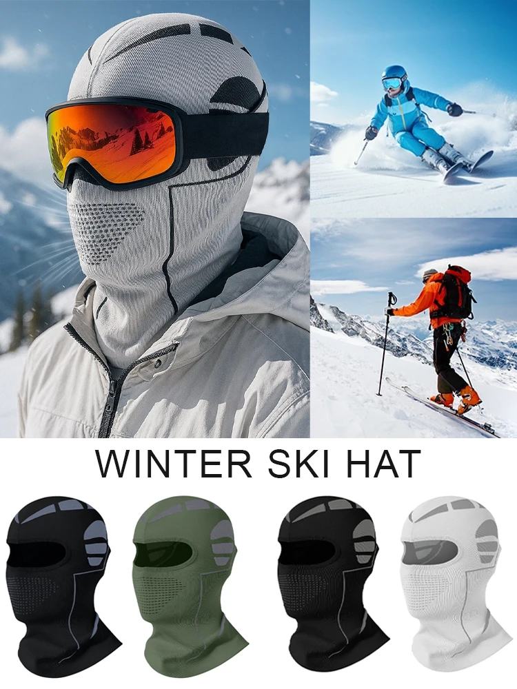AliExpress New Men Women Cold-Proof Thermal Scarf Winter Skiing Hat Balaclava Full Face Mask Outdoor Cycling Fishing Head Helmet Liner Caps