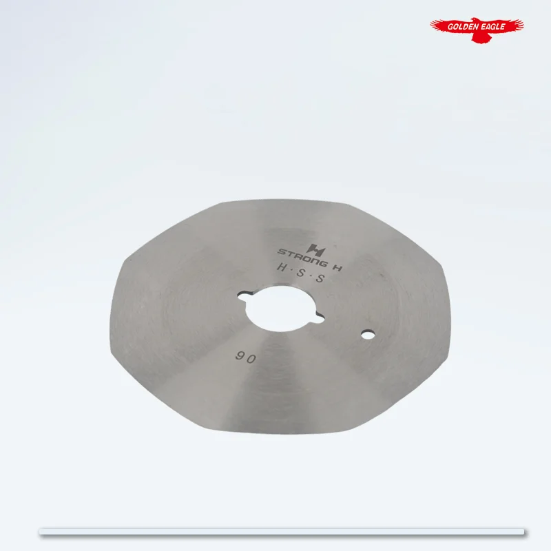 2 PCS RS-90 8-Angle Round Knife For Eastman / OCTA / LEJIANG / DAYANG RS-90 Fabric Cutting Machine Made By High Speed Steel