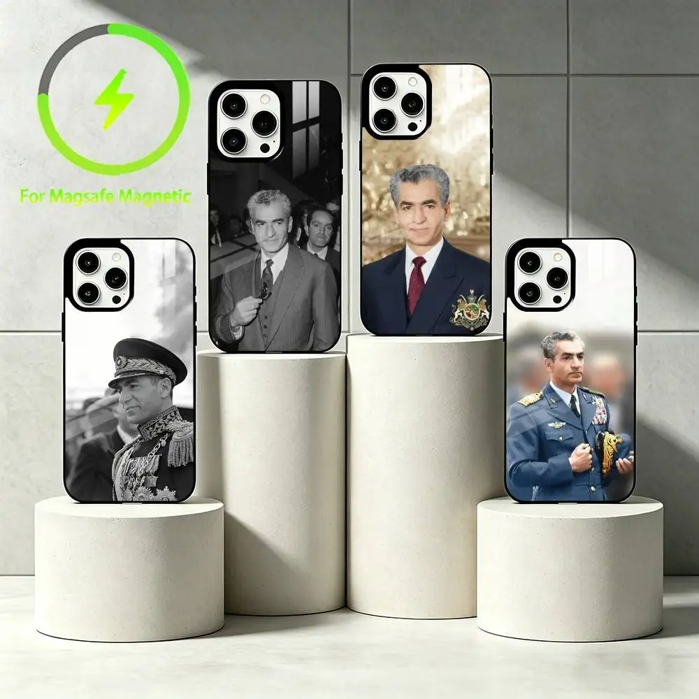 

M-Mohammad Reza Pahlavi Phone Case For iPhone 17,16,15,14,13,12,Plus,Pro,Max For Magnetic Wireless Charge