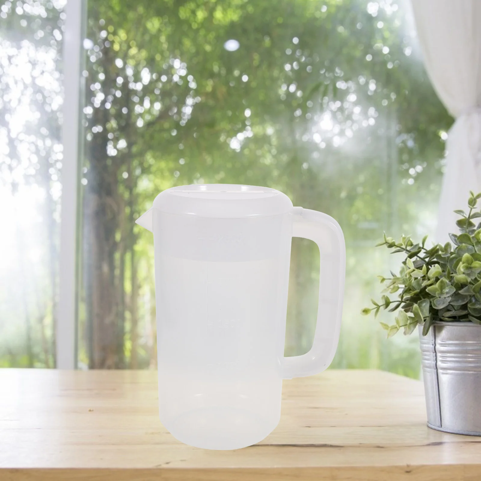 

2500Ml Water Pitcher Plastic Cold Resistant Food Safe Pp Jug For Juice Tea Milk Beer Picnics Thanksgiving Pool Parties
