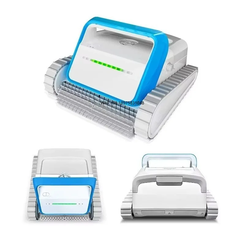 High Power Automatic Wireless Robotic Above Ground Inground Pool Wall Climbing Cleaner Automatic Intelligent Pool Robot