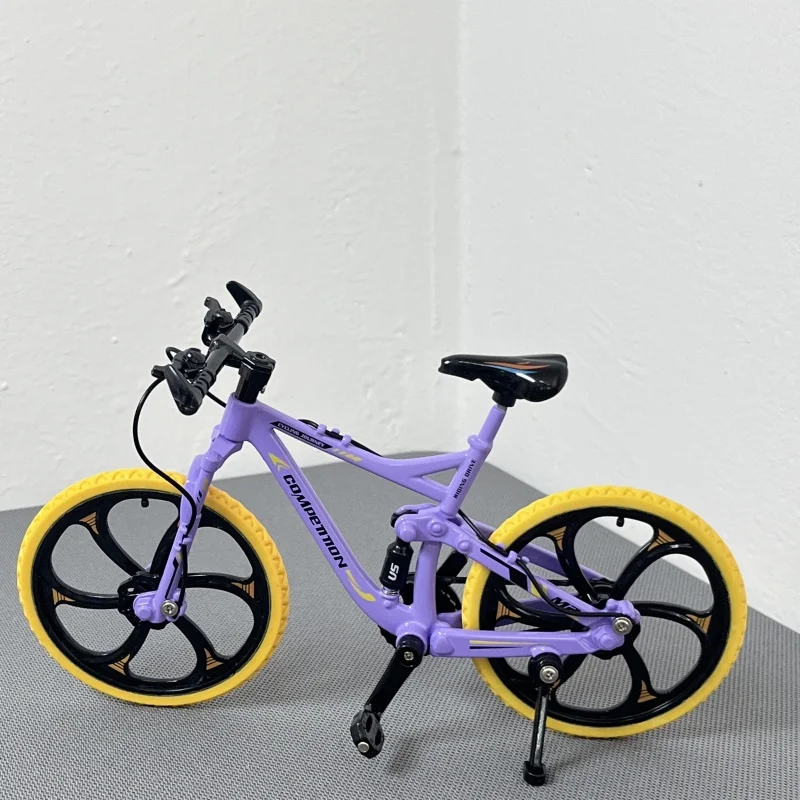 1:8 Mini Model Alloy Diecast  Bicycle Metal Finger Bmx Mountain Mini Bike Decoration Children Gifts