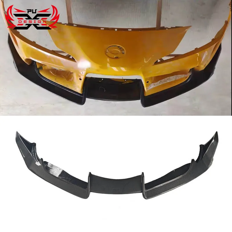 For Toyota Supra A90 A91 Mk5 Wholesale Carbon Fiber AD Style Front Bumper Lip Front Splitter