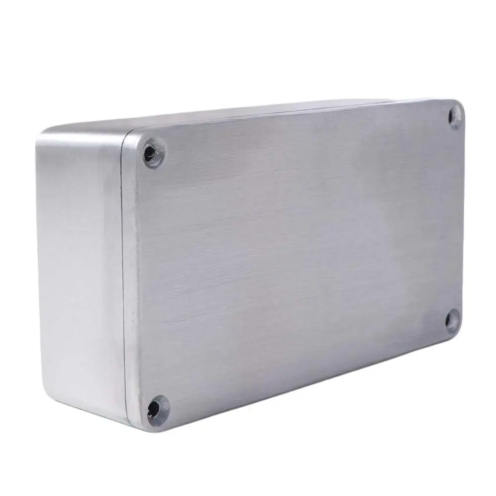 1590B Effects Pedal Enclosure Aluminum Replacement Aluminum Stomp Box Guitar Sell with Screws Guitar Effect Cases