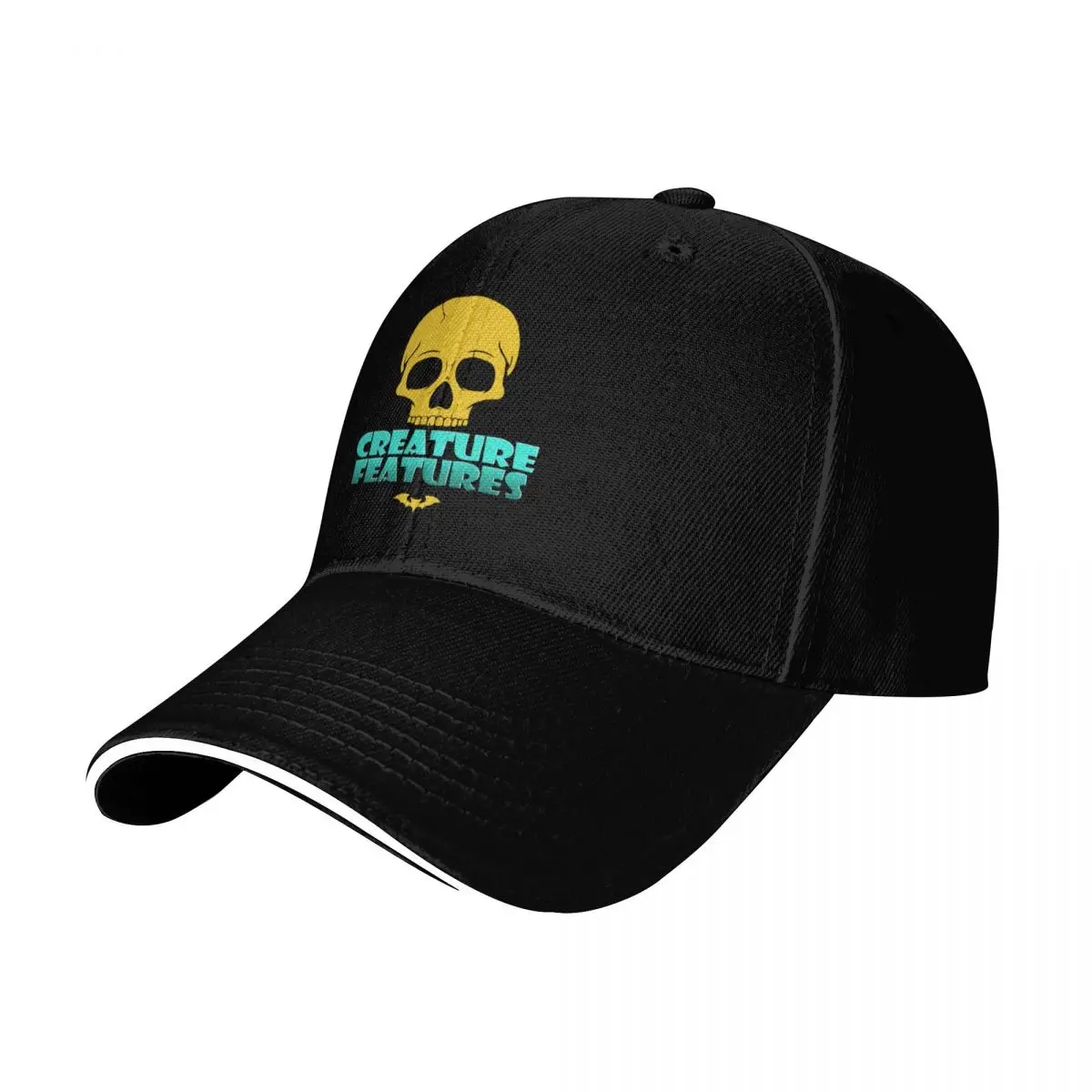 Creature features logo classic t shirt Baseball Cap Summer Beach Travel Streetwear Hip Hop Trendy Vintage Retro Embroidered