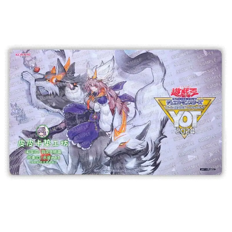 

Ю-Ги-О! Коврик для мыши и клавиатуры Silvy of the White Forest DIY, самодельный, в стиле аниме, для карточных игр, резиновый, 600*350*2 мм