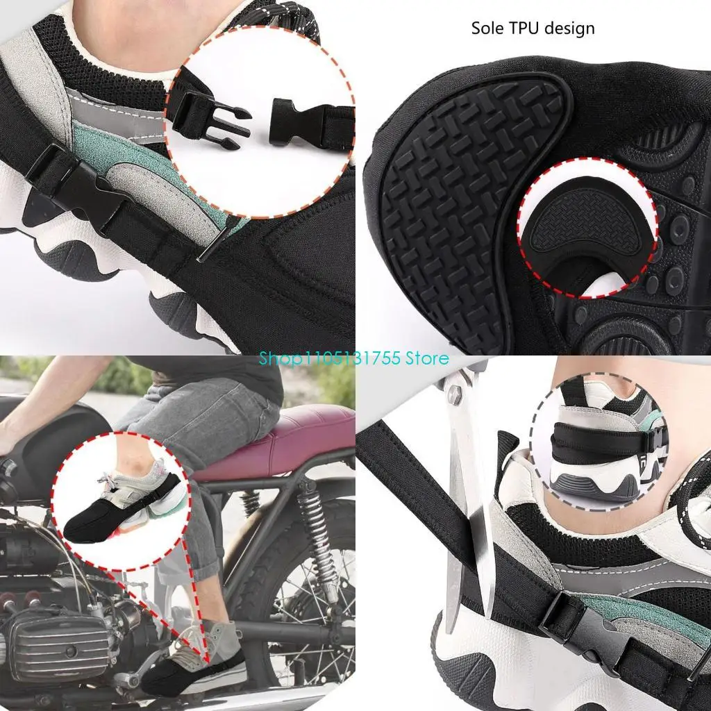 

K0EF Motorbike Gear Shifter Pad Motorcycle Shifter Pad Motorcycle Boot Protector Motorbike Shoe Boot Cover Protector