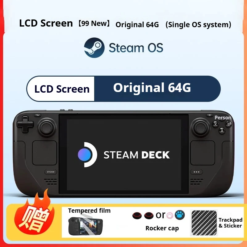 Steam Deck OLED Console de Jogos Portátil Usado 64GB/1TB | Mimilon