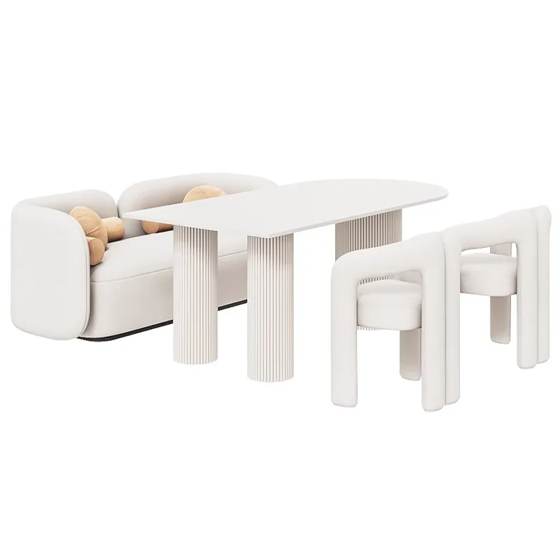 

Cream Wind Studio selection area table and chair combination, sofa leisure, reception booth