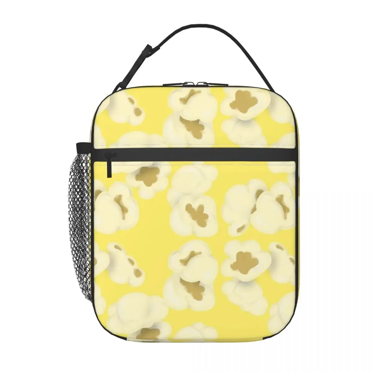 Sac à lunch isotherme réutilisable pour le bureau, bento isotherme, pop-corn au beurre, boîtes de rangement pour aliments, glacière thermique, Merch