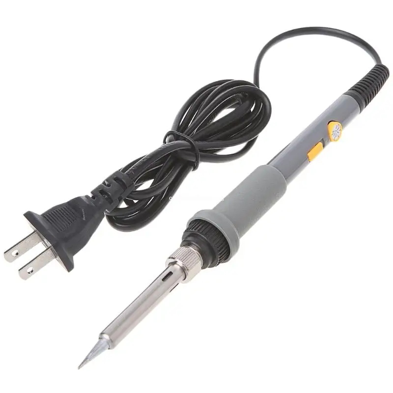 

110V/220V 60W Electric Adjustable Temperature Welding Soldering Iron Gun+5 Tips Dropship