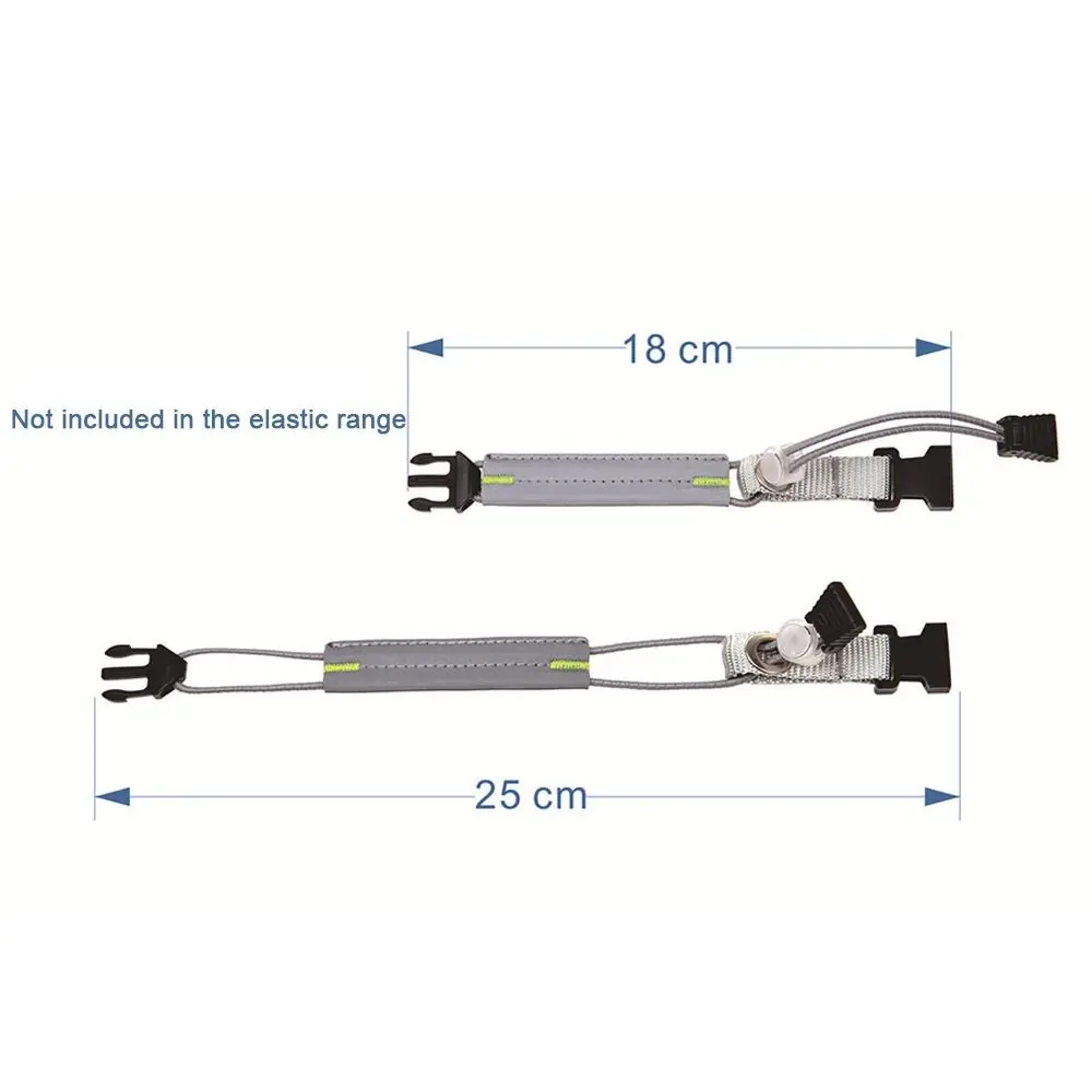 Reflective Reflective Bike Pants Strap Adjustable Elastic High Visibility Trouser Leg Straps Durable High Visibility