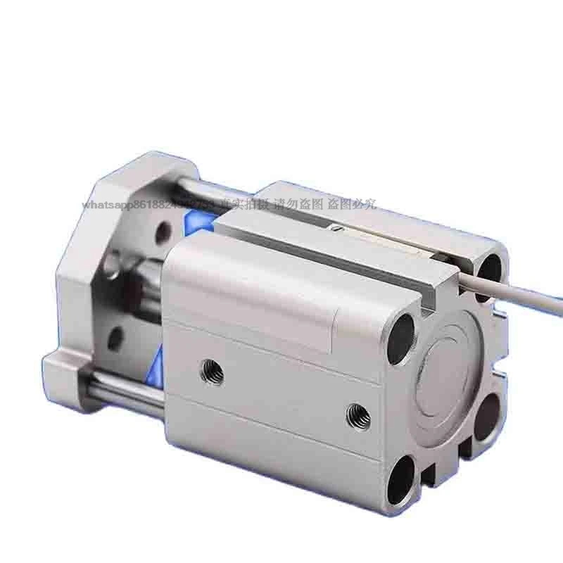 Pneumatic Cylinder CQMB25/CDQMB25 Bore 25mm Stroke 5/10/15/20/25/30/35/40/45/50mm Double Acting Guide Rod Compact Air Cylinders