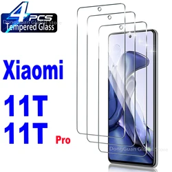 2 Stück/4 Stück 9h gehärtetes Glas für Xiaomi 11t/11t Pro Displays chutz folie