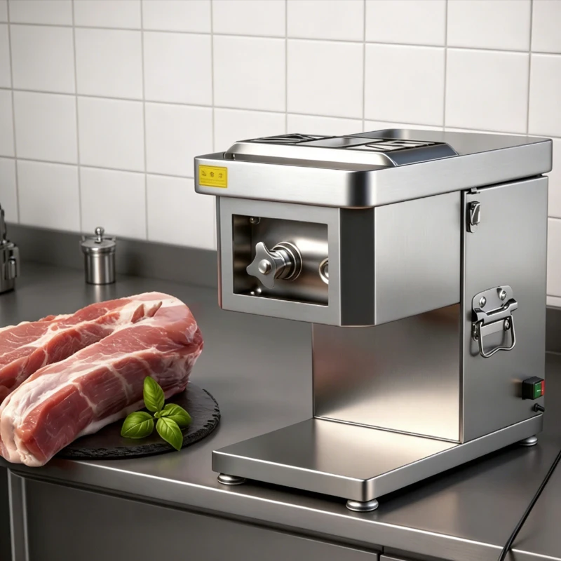 Commercial Restaurant Desktop Meat Cutter Hotel Slicing And Shredding Machine for Business Use