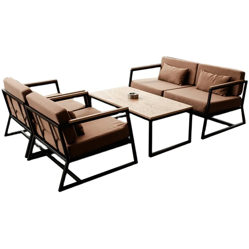 

Milk tea shop sofa table and chair combination simple casual negotiation coffee dessert book bar