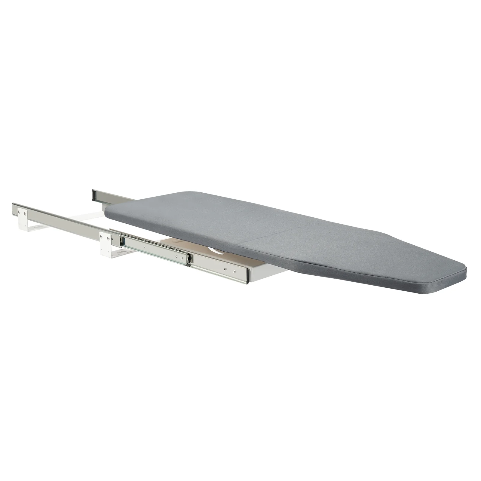 Ironing Board – Thickened Steel & Eco-Friendly 1.8cm Plate, Removable Cloth Cover, Silent Track for Smooth & Quiet Operation,