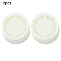 2pcs M30x1.5 TRV Heating Thermostatic Regulating Cap White Plastic Radiator Adjustment Covers