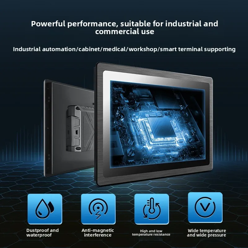 Temperature and pressure anti-interference Android external embedded industrial  PC y