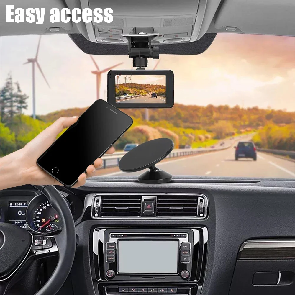 Gym Double Sided Magnetic Phone Mount Holder for MagSafe Dual Strong Magnets Phone Stander For Metal Surface for Video Selfies