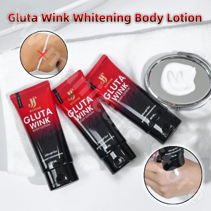 Gluta Wink Soothing, Repairing and Brightening Body Lotion Hydrating and Moisturizing Improving Dryness and Dullness 80ml