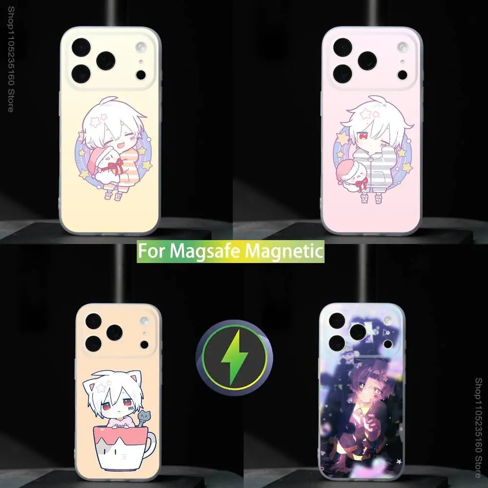 

Cute M-MaFumaFu-U Singer For iPhone 17,16,15,14,13,12,11,Pro,Max,Plus,Mini,SE4,E Magnetic For Magsafe Wireless Phone Case
