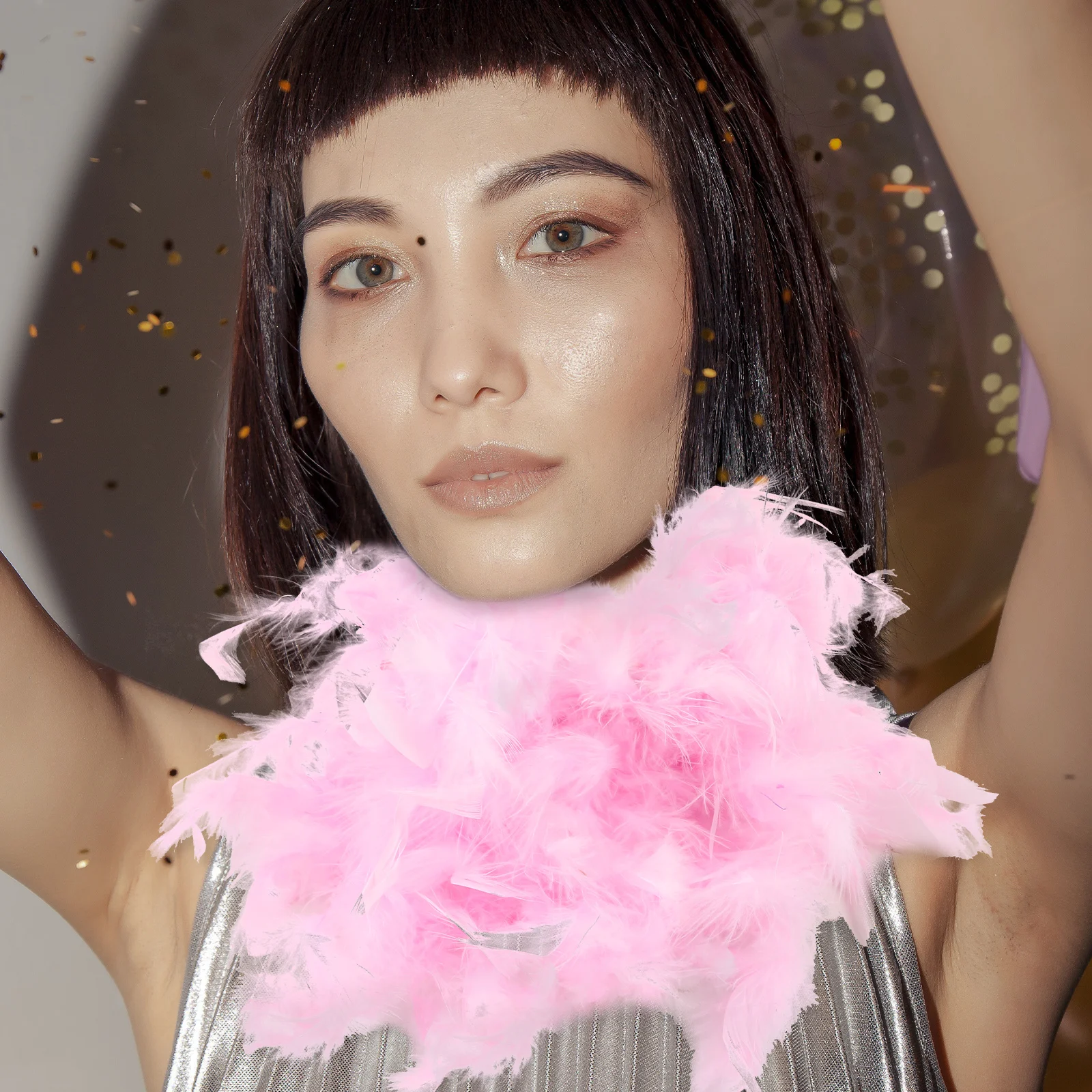 

Scarf Boa Women Costume Accessories Blue Pink Long Party Scarves 1920s Decorations Vintage Stage Performance Apparel