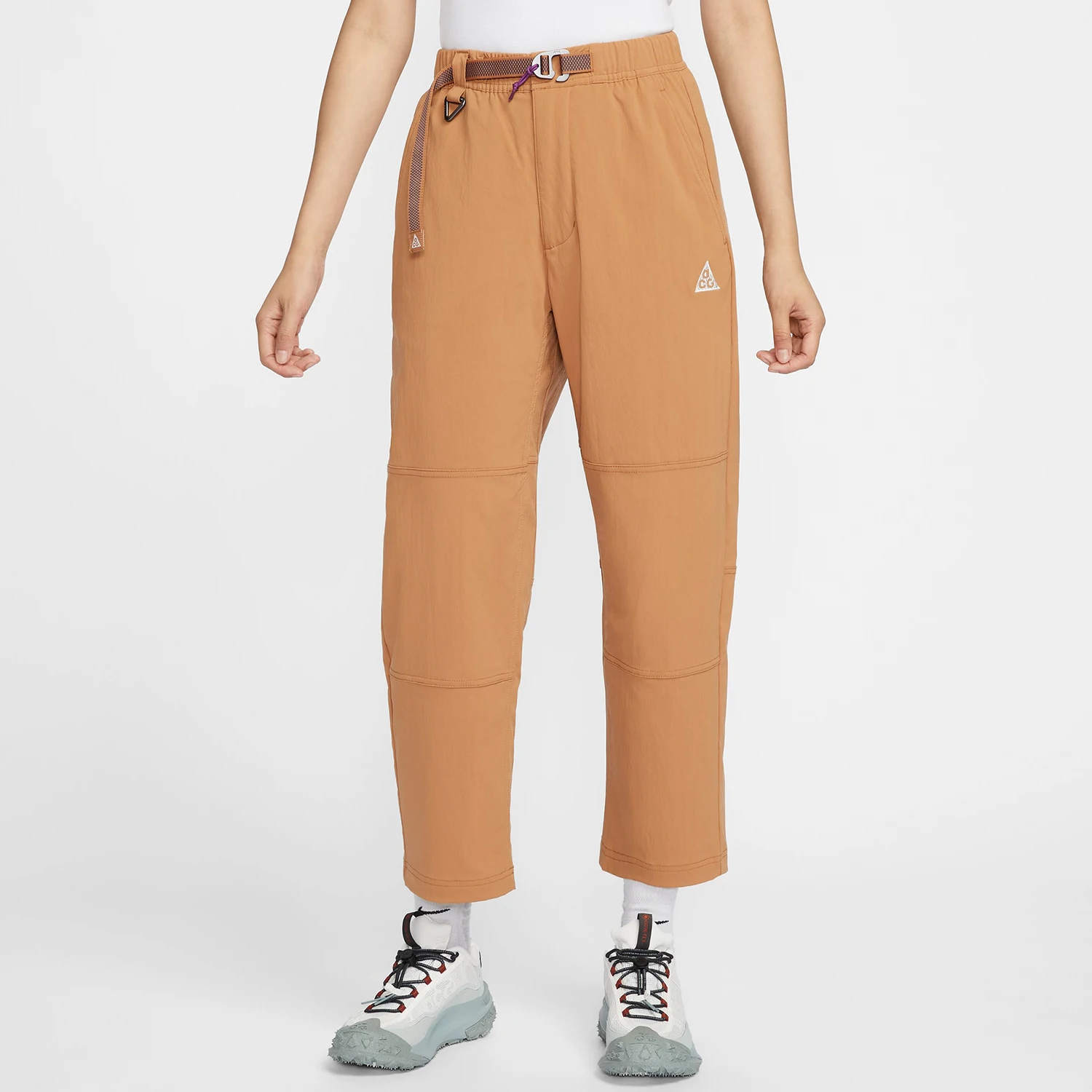 

Nike genuine New Women's Woven Mid-Rise Sporty Casual Capri Pants FQ3059-224