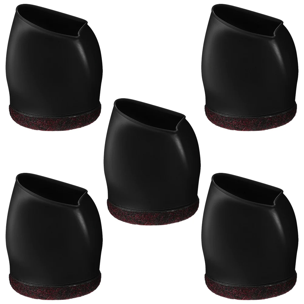 

5 Pcs Chair Wheel Caster Cups TPE Floor Protectors for Office Furniture Rolling Chairs Desk Stoppers Wear Resistant Non Slip