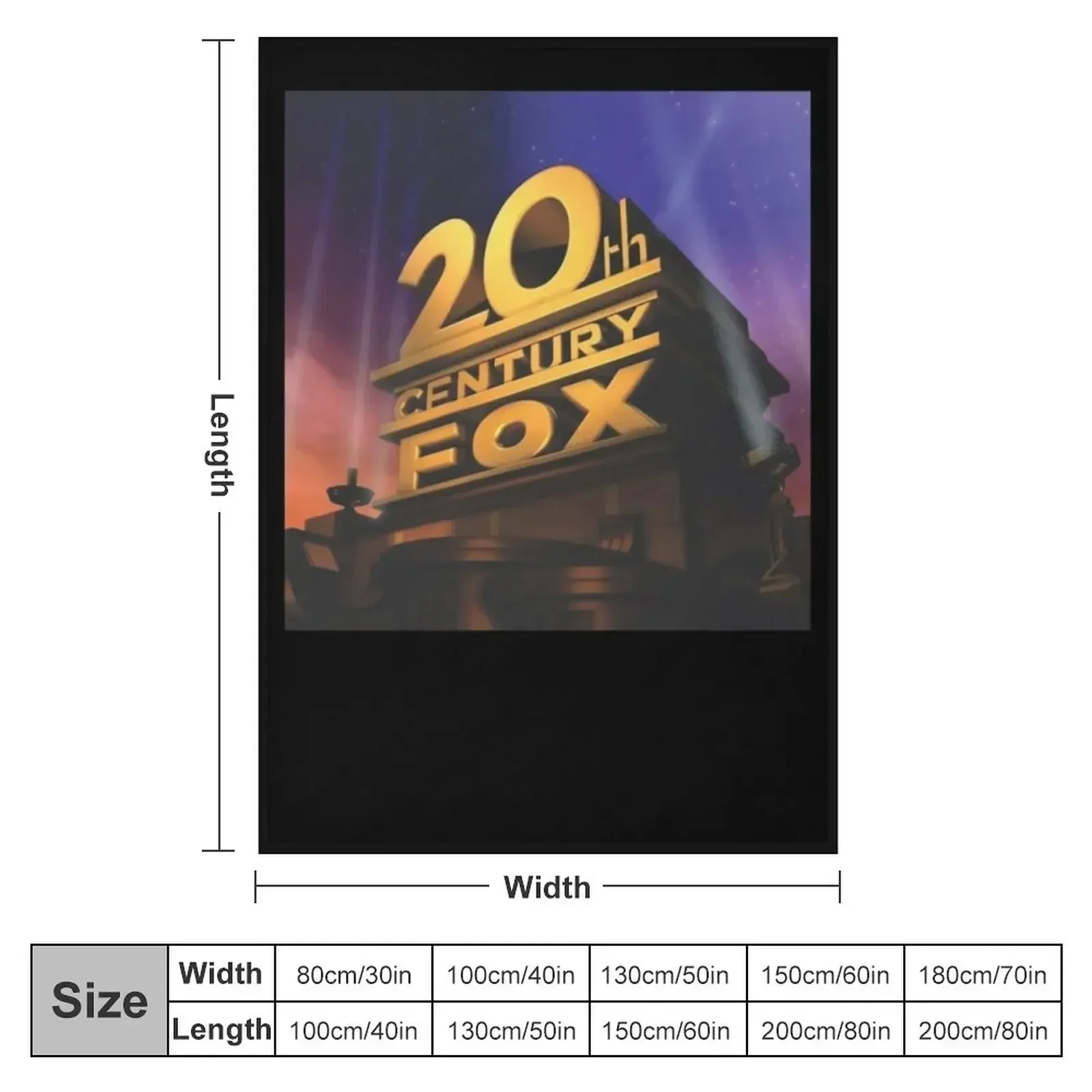 20th Century Fox Classic Throw Blanket Luxury Designer christmas decoration Hair Bed Blankets blankets for beds