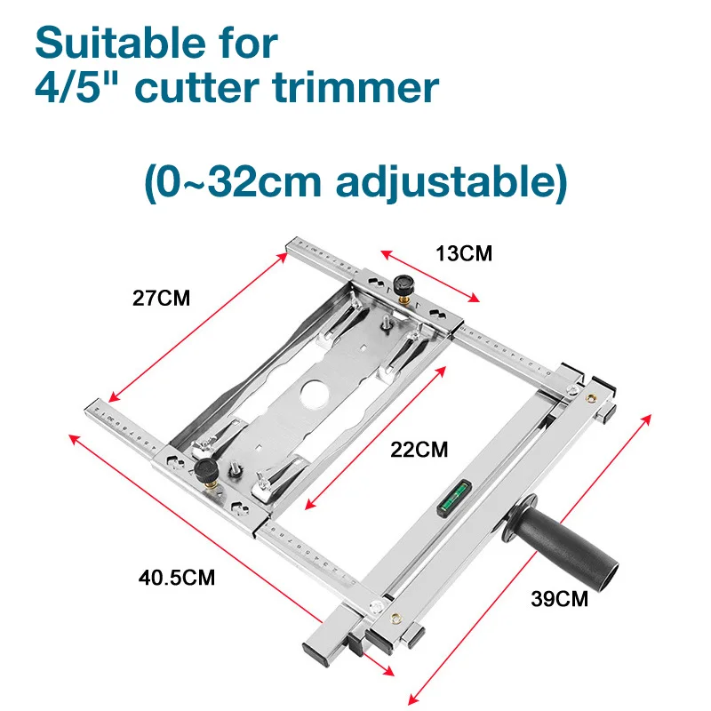 Trimmer Machine Snijmachine Randgeleider Positionering Snijplank Gereedschap Elektriciteit Cirkelzaag Houtbewerking Router