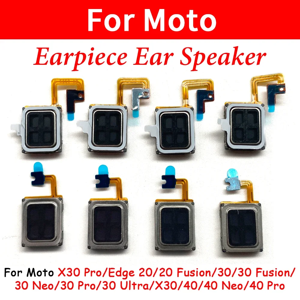 10Pcs New Phone Top Proximity Sensor Sound Ear Earpiece Speaker Flex For Motorola Moto Edge 20 30 40 50 Neo Fusion Pro Ultra