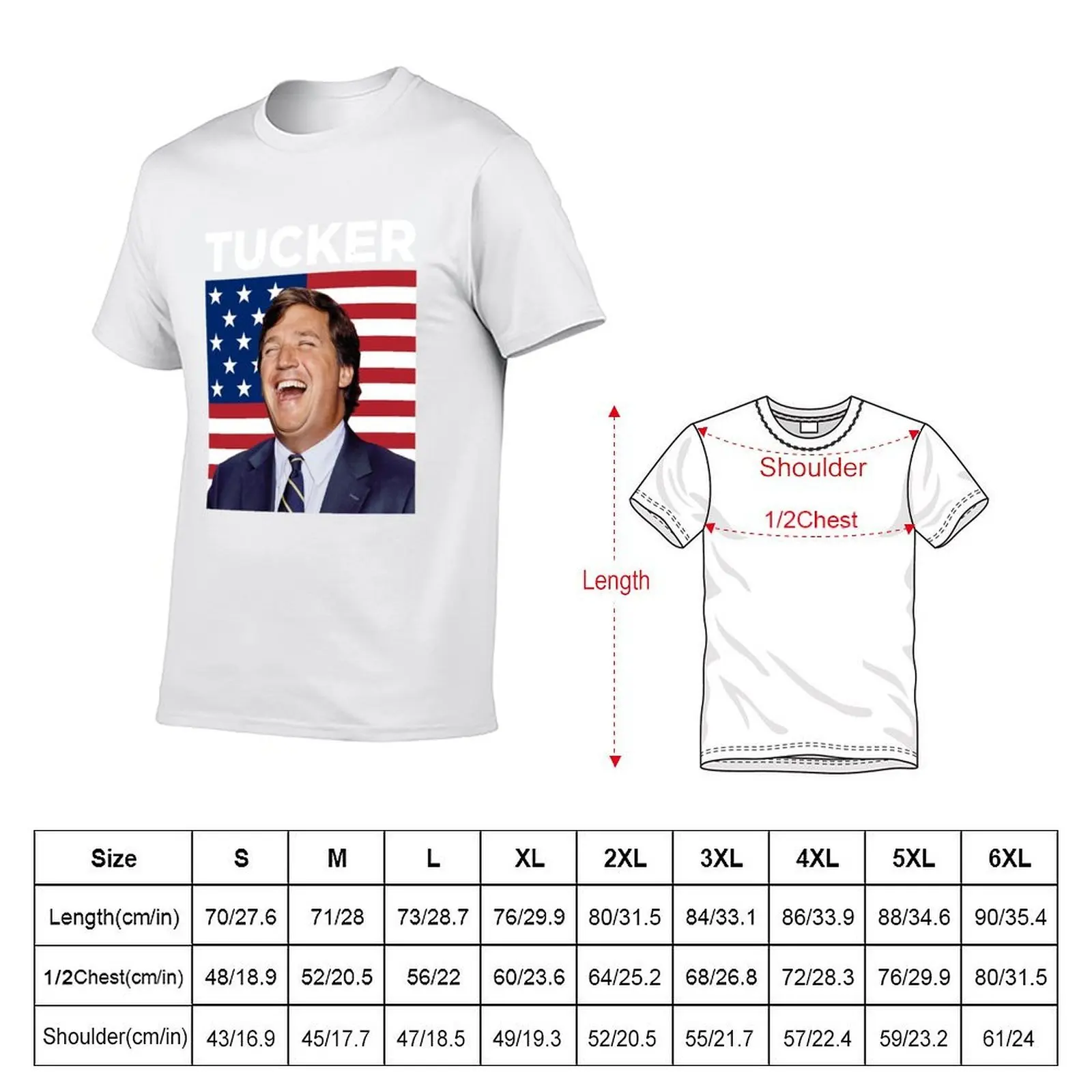Tucker Carlson 1 (5) T-Shirt t shirt man plain man t shirt summer T-Shirt
