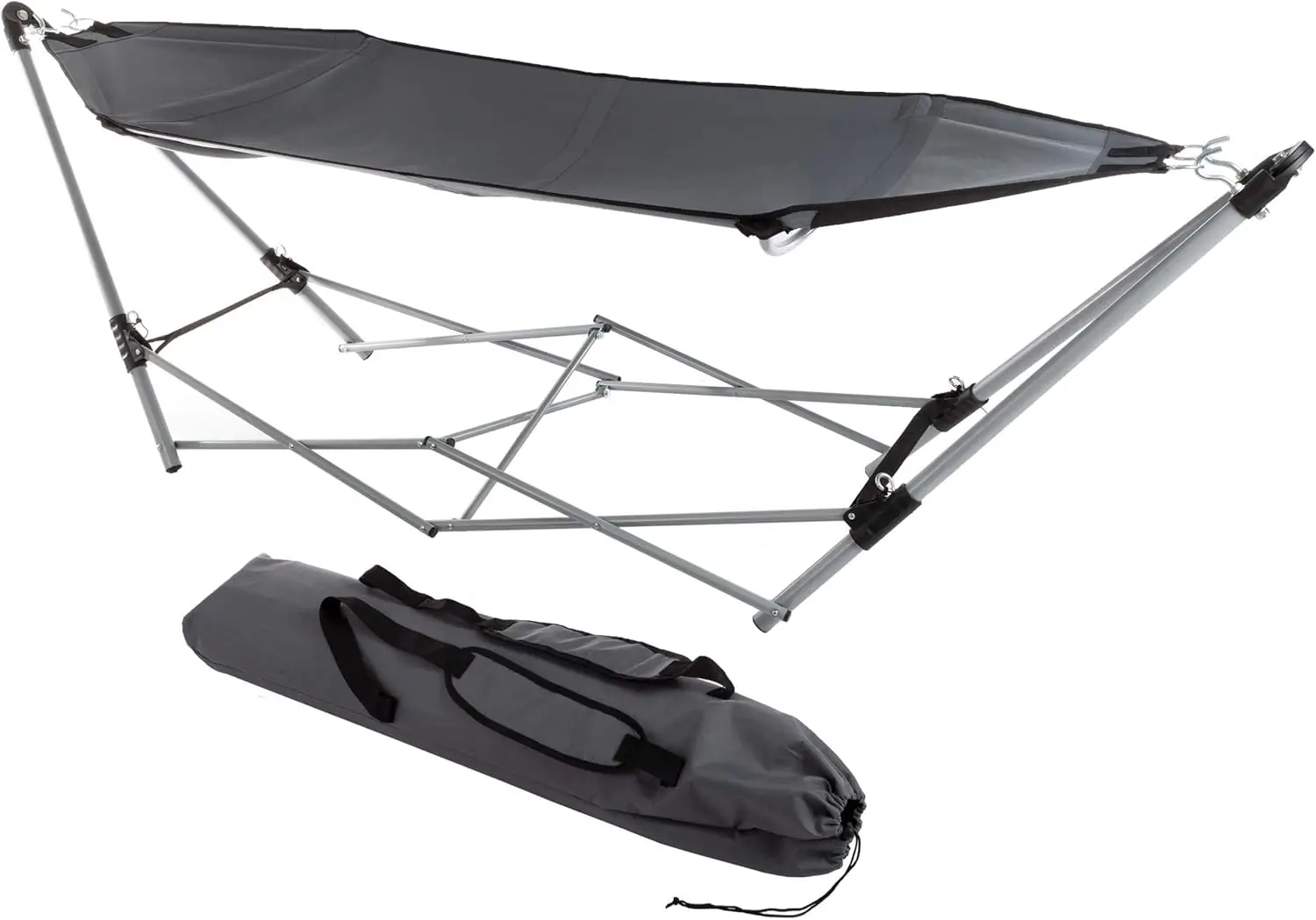 

Included - Portable Hammock Fits into Carry Bag for Easy Travel - Perfect for Backyard, Pool, Beach, Hiking by Lavish Home