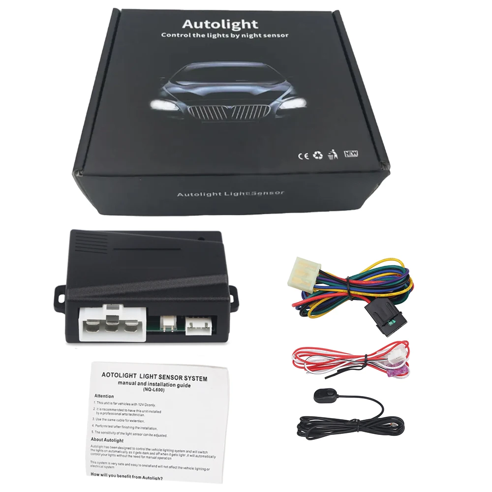 

12V Universal Car Automatic Headlight Sensor Automatic Headlight Control Modification System Car Professional Accessories