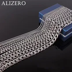 Men's 925 Sterling Silver Necklace 2/4/6/8/10/12MM 40-75cm Face Chain Necklace Lobster Clasp Men Women Engagement Jewelry Gifts