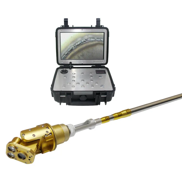 IP68 Waterproof Sewer Drain Pipeline Video Inspection Borescope Endoscope Push Rod Camera For Sale