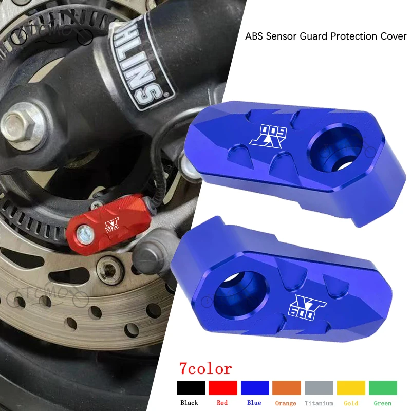 For Yamaha XT600 XT 600 XT600Z XT600E XT600ZE Accessories Motorcycle CNC aluminum Rear Wheel ABS Sensor Guard Protection Cover