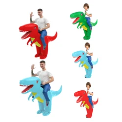 Kids Carnival Dinosaur Inflatable Costume Suits Mascot Halloween Party Cosplay Costumes for Man Woman Boys Girls