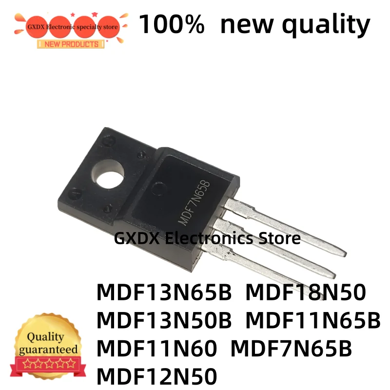 10-20 piezas MDF11N60 11N60 MDF13N50B 13N50 MDF7N65B 7N65B MDF11N65B 11N65B MDF12N50 12N50 MDF18N50 18N50 MDF13N65B 13N65B TO-220F
