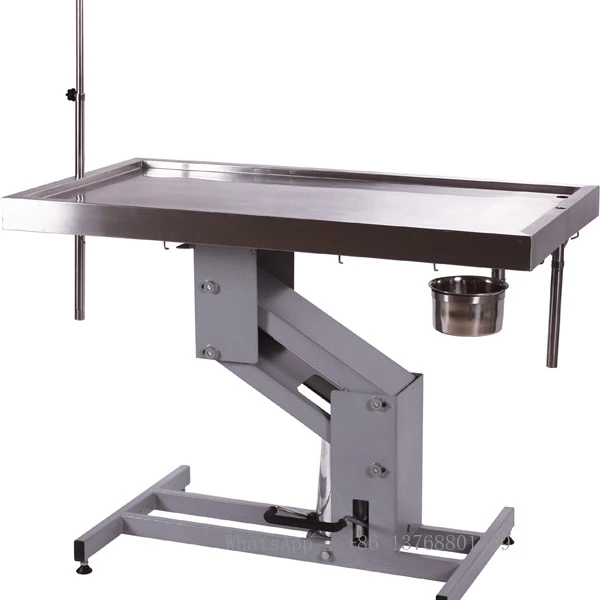 Veterinary Treatment Table Clinic Examination Bed Hydraulic Vet Operating Table