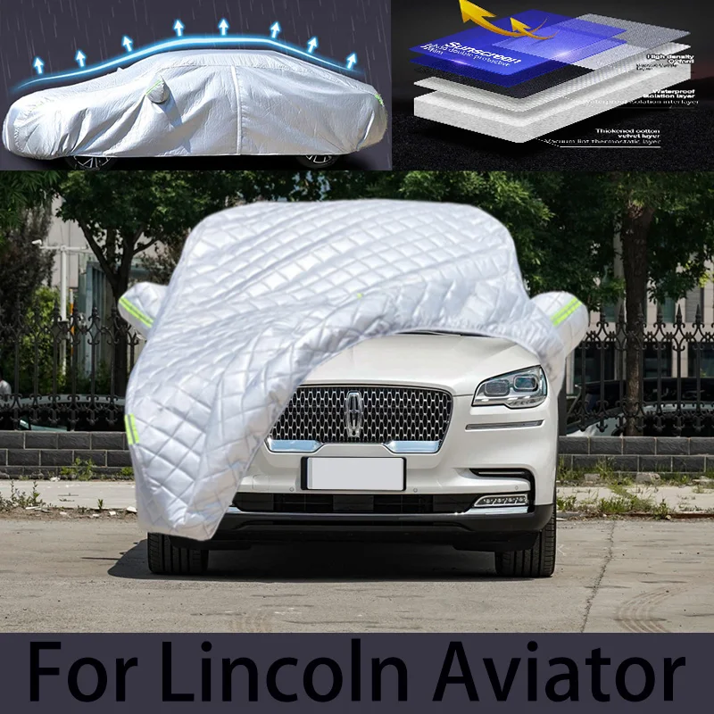 

For Linclon Aviator Car hail protection cover Auto rain protection scratch protection paint peeling protection car clothing