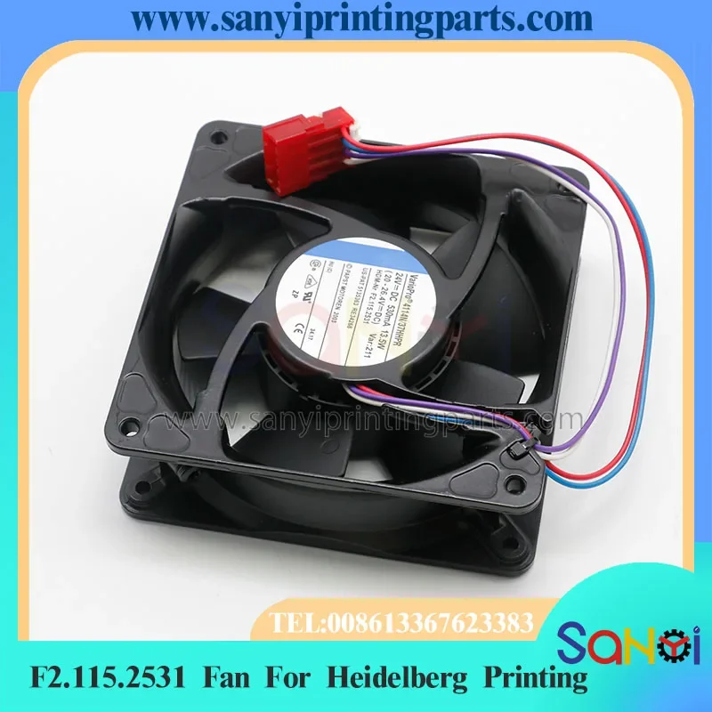 

Вентилятор Heidelberg XL75 CD74 F2.115.2531 для детали печатной машины