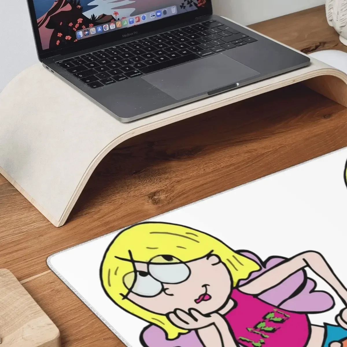 Lizzie Mcguire Large Mouse Pad Computer Keyboard Mouse Mat Gamer PC Laptop Desk Mat Office Accessories Table Mats