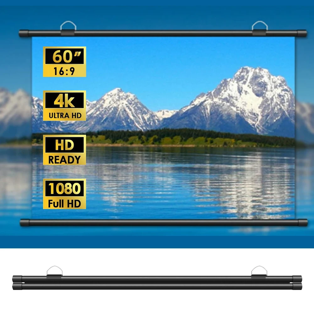 yZ[zXN[ 60C` 16:9 4KΉ vWFN^[XN[ ^ O p170° PPT 4K y ^ ep ݂艺 z[VA^[ c Ǌ| [ 蓮