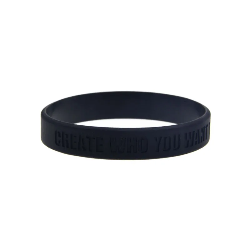 1 Stück/4 Stück: Großartigkeit ist eine Wahl – Gestalte dich so, wie du sein möchtest. Inspirierendes Armband aus Silikon. – Detail 8