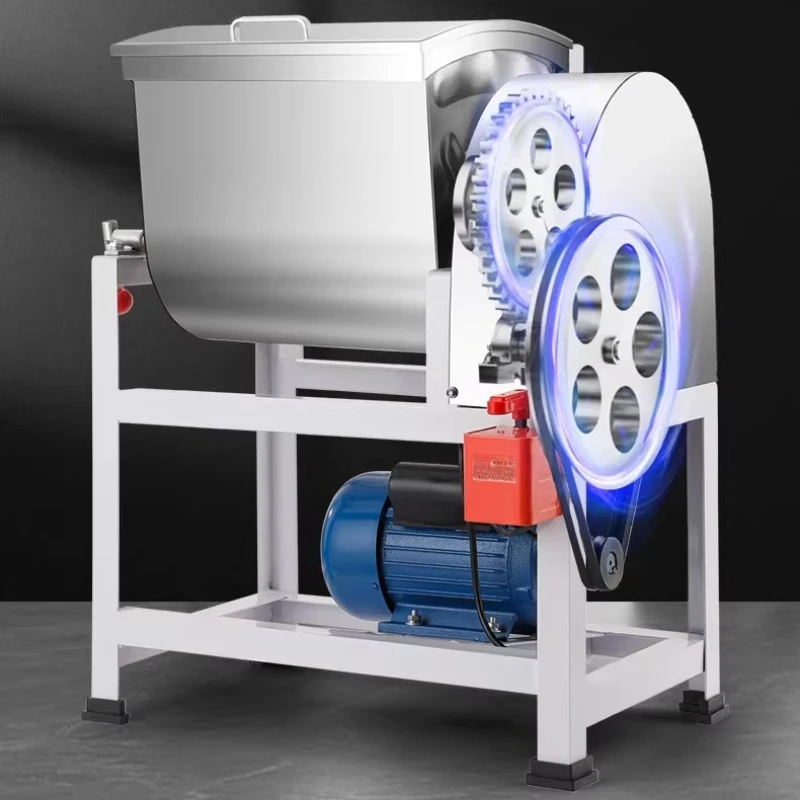 

Home & Commercial Dough Mixer 25kg Fully Automatic Stainless Steel Large-Capacity Kneading Noodle Pressing Stirring Machine JT40