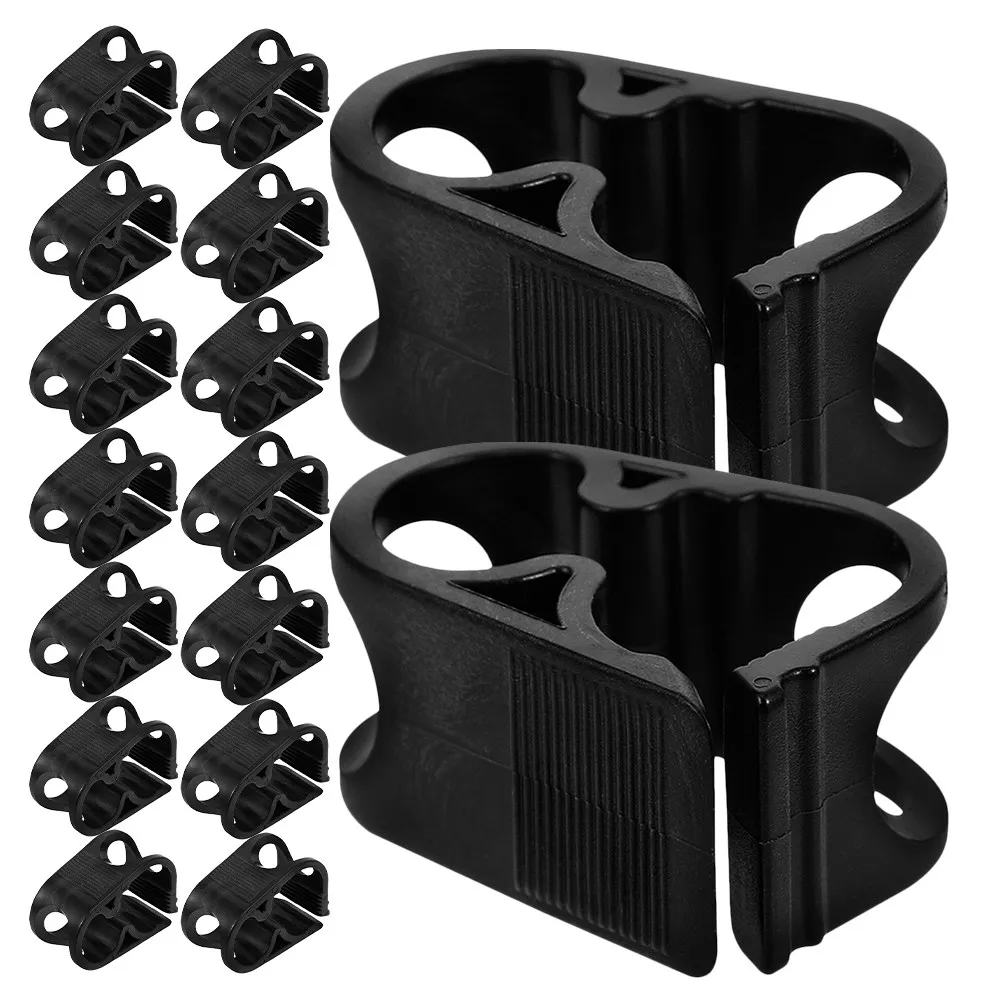 

20pcs Flow Control Tube Clamp 1/4" 1/2" Adjustable Plastic Pinch Valve For Laboratory Wine Brewing Aquarium Garden Irrigation