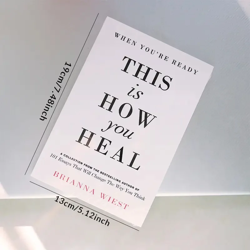 عندما تكون جاهزًا، هذه الطريقة الشفاء من كتاب بريانا ويست الملهم باللغة الإنجليزية Brochura علم النفس libros de English