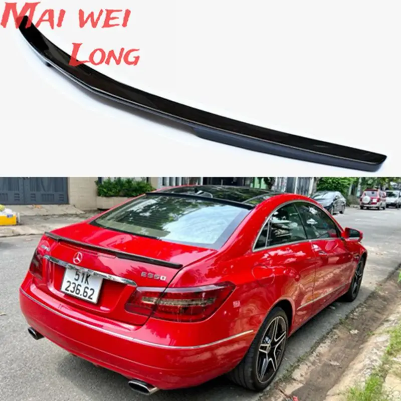 W207 Carbon Fiber Trunk Spoiler AMG Style Wing For Mercedes benz E Class Coupe 2009-2017 E200 E250 E260 E300 E350 E550